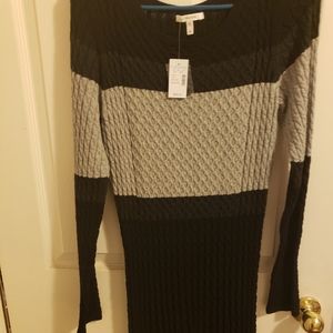 Black and Grey Dress